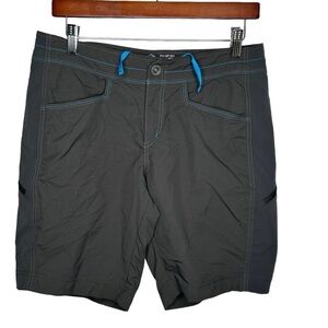 Kuhl Women’s Bermuda Style Shorts Size 6 Gray Blue Drawstring